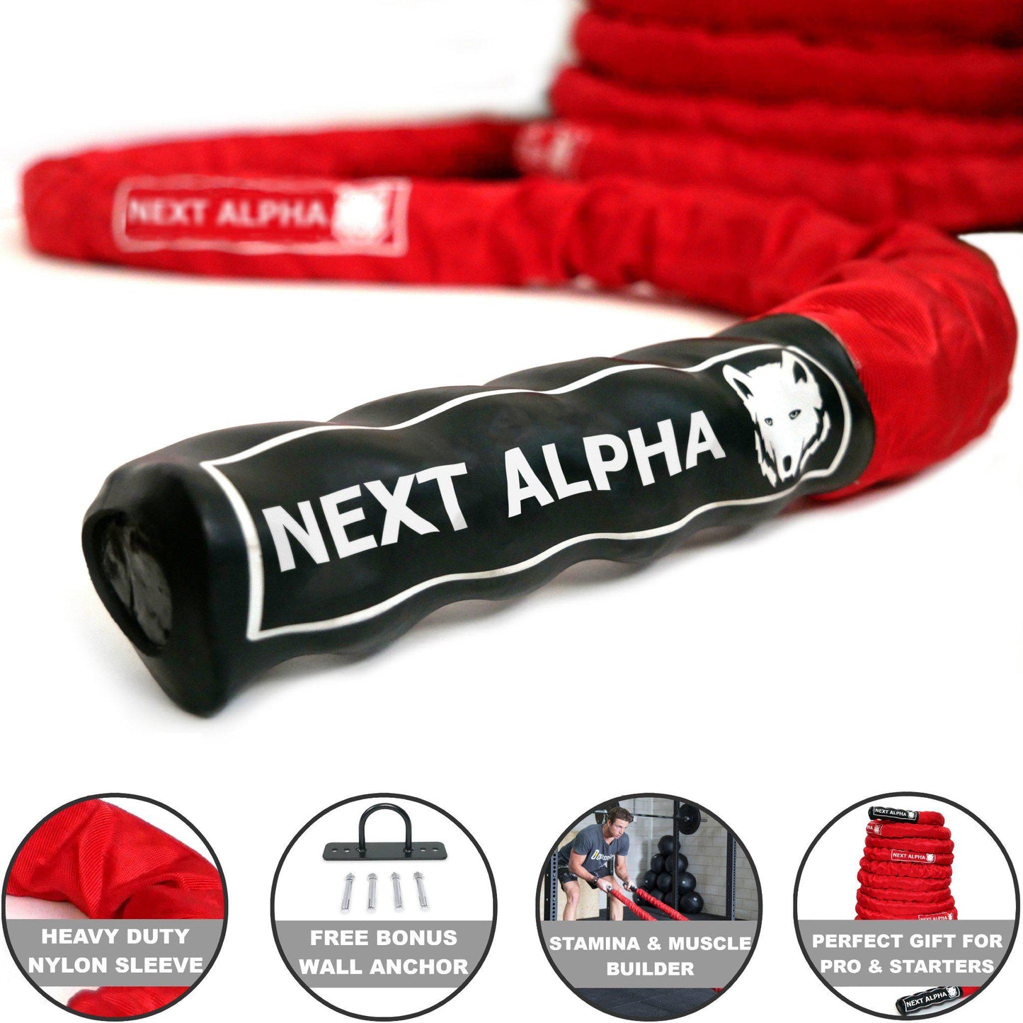 next-alpha-red-battle-rope-product-information-protection-sleeve-nylon-cover